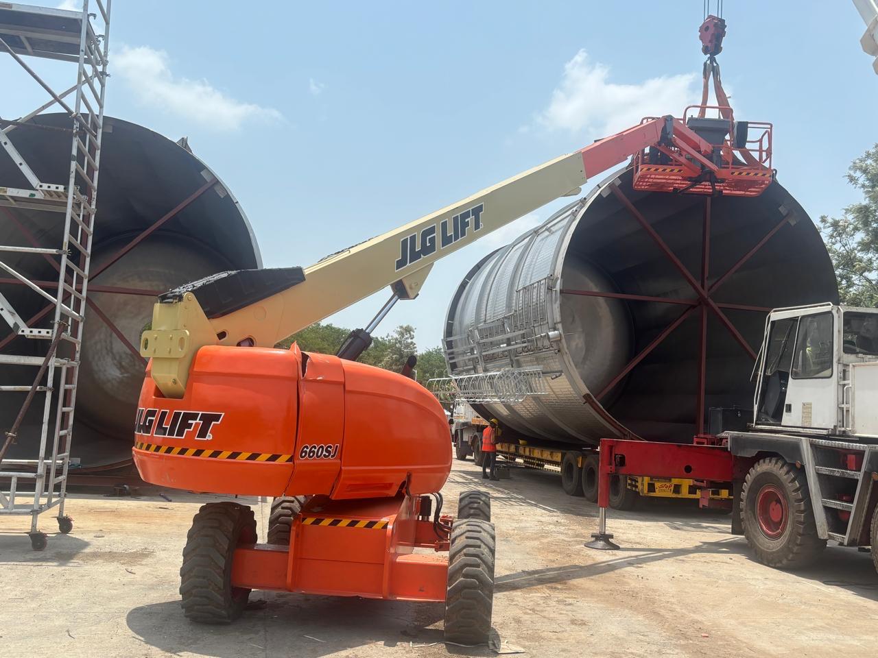 Boom Lift Rental Project in Surat