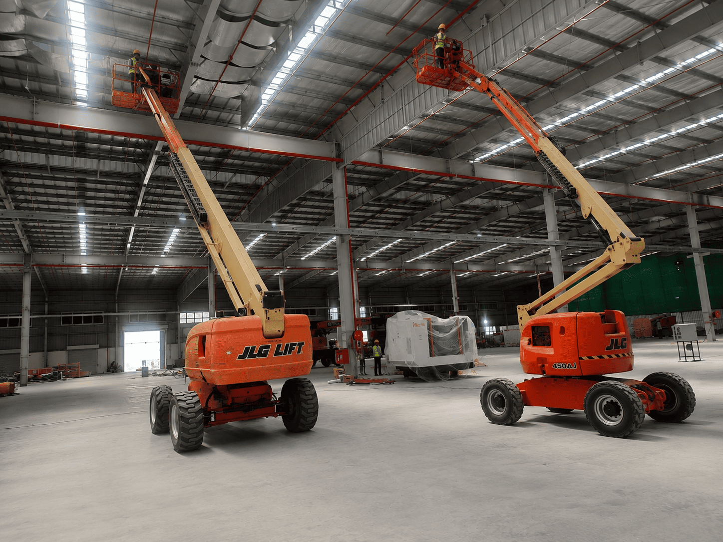 Factory Maintenance Boom Lift Project